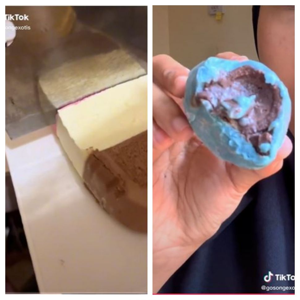 Mochi dari es krim (TikTok @gosongexotis)