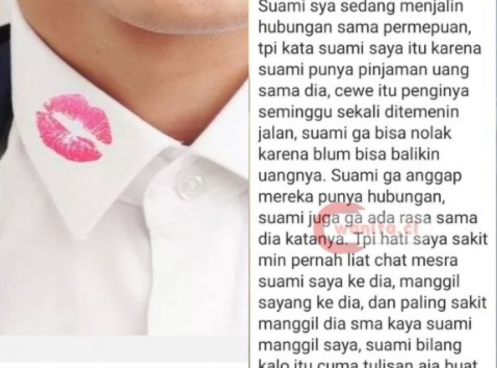 Suami punya hubungan dengan perempuan lain (wanita.cl)