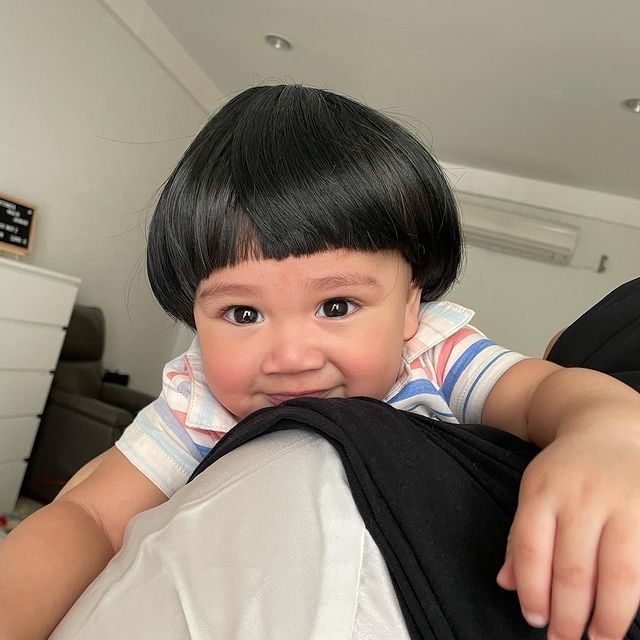  Potret Anak Seleb Pakai Wig (Instagram/raffinagita1717)