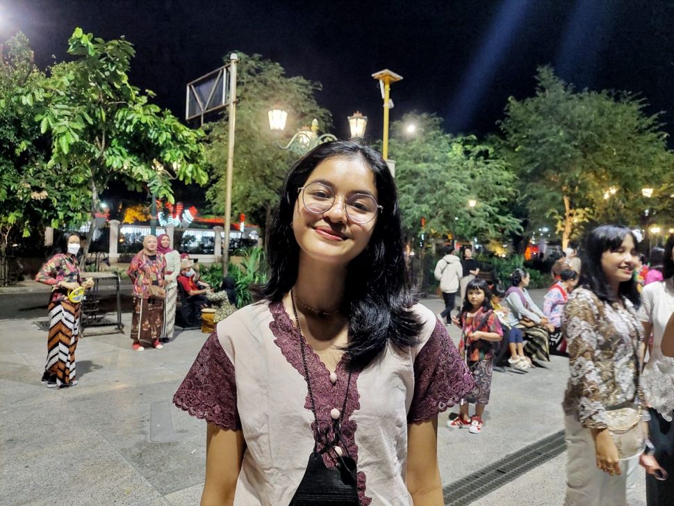 Berlina Amyra, Koordinator Kelompok Remaja Perempuan Berkebaya Indonesia Yogyakarta. (Suara/Arendya)