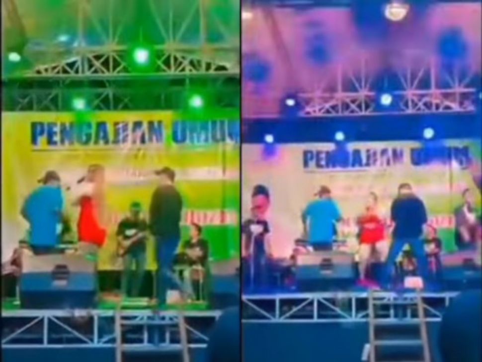 Viral Pengajian Umum Hiburan Dangdutan, Pengunjung Pria Naik Panggung Kasih Saweran, Publik: Konsepnya Gimana?