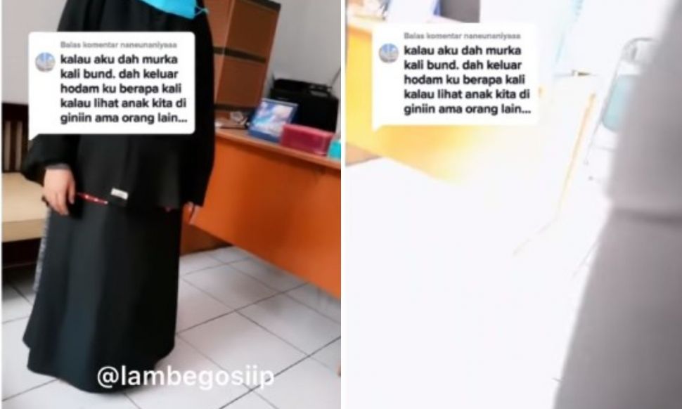 Rambut dipotong acak oleh guru (Instagram/pembasmi.kehaluan.reall)