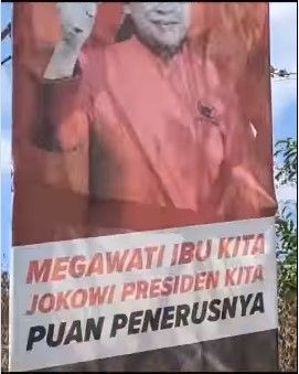 Baliho Puan Maharani (instagram.com/sisiterangofficial)