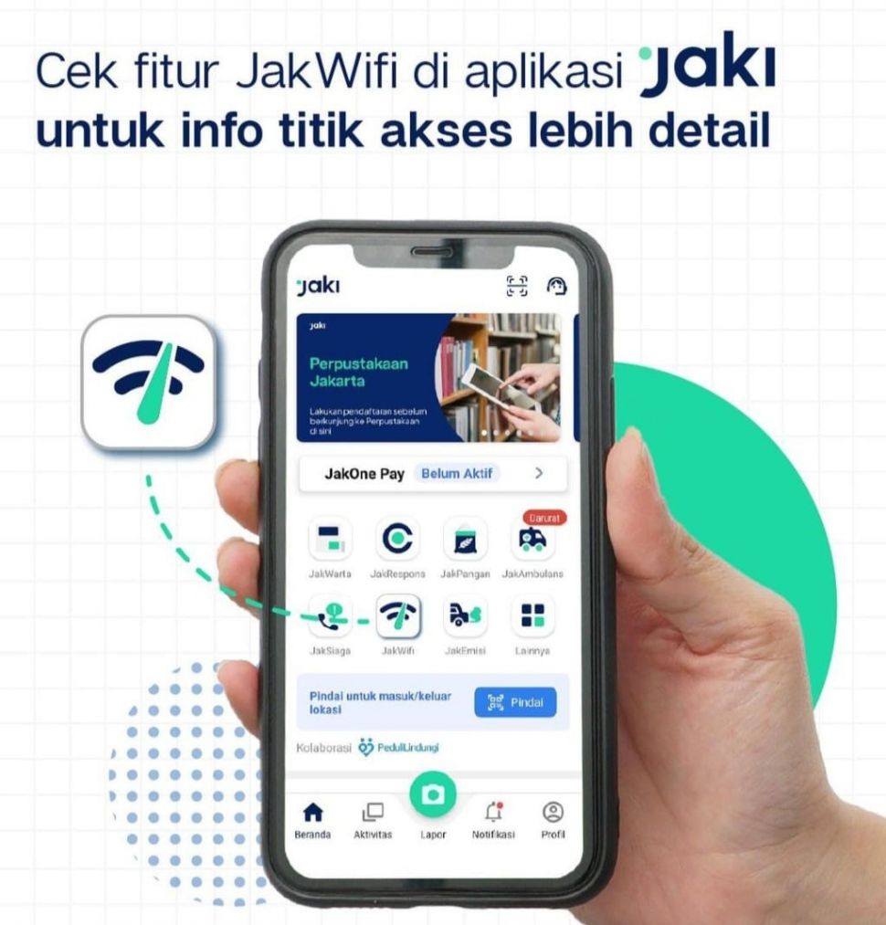 Fasilitas Jakarta Smart City di Balai Kota Jakarta. (Suara.com)