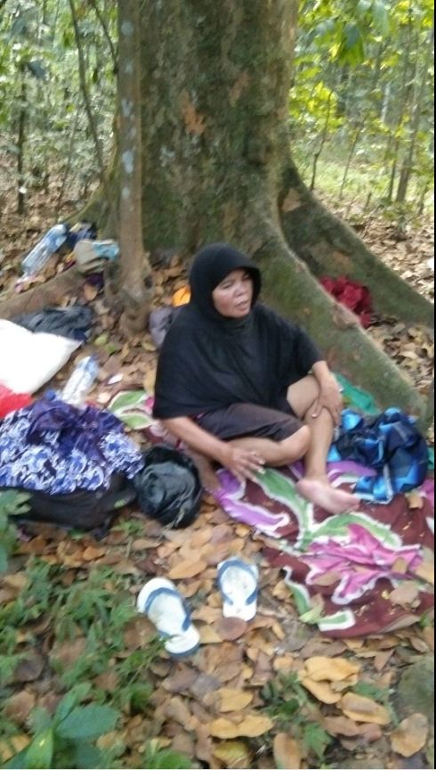 Seorang suami di Garut, Jawa barat, tega membuang istrinya sendiri di hutan. Sang suami diduga tak mau lagi merawat istrinya bernama Ikah usia 50 tahun itu yang terkena penyakit stroke. [Facebook]
