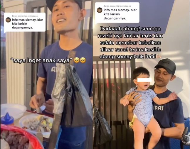 Abang Penjual Siomay Beberkan Alasan Selamatkan Balita Depan Garasi: Saya Ingat Anak (Instagram/undercover.id)