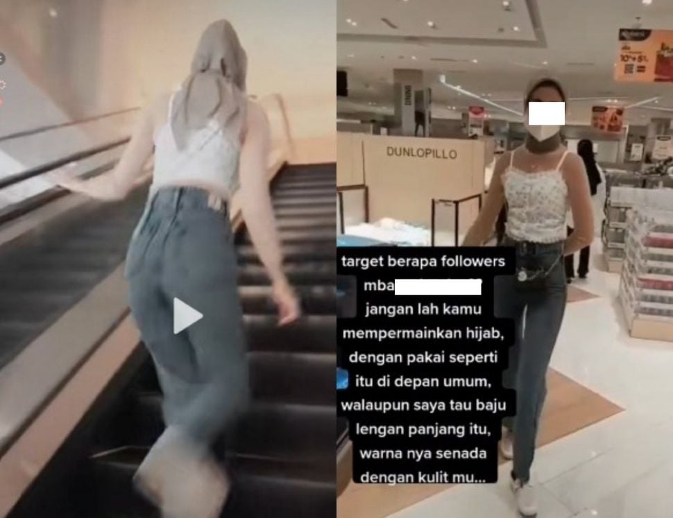 Viral perempuan akibat pakaiannya (Twitter/areajulid)