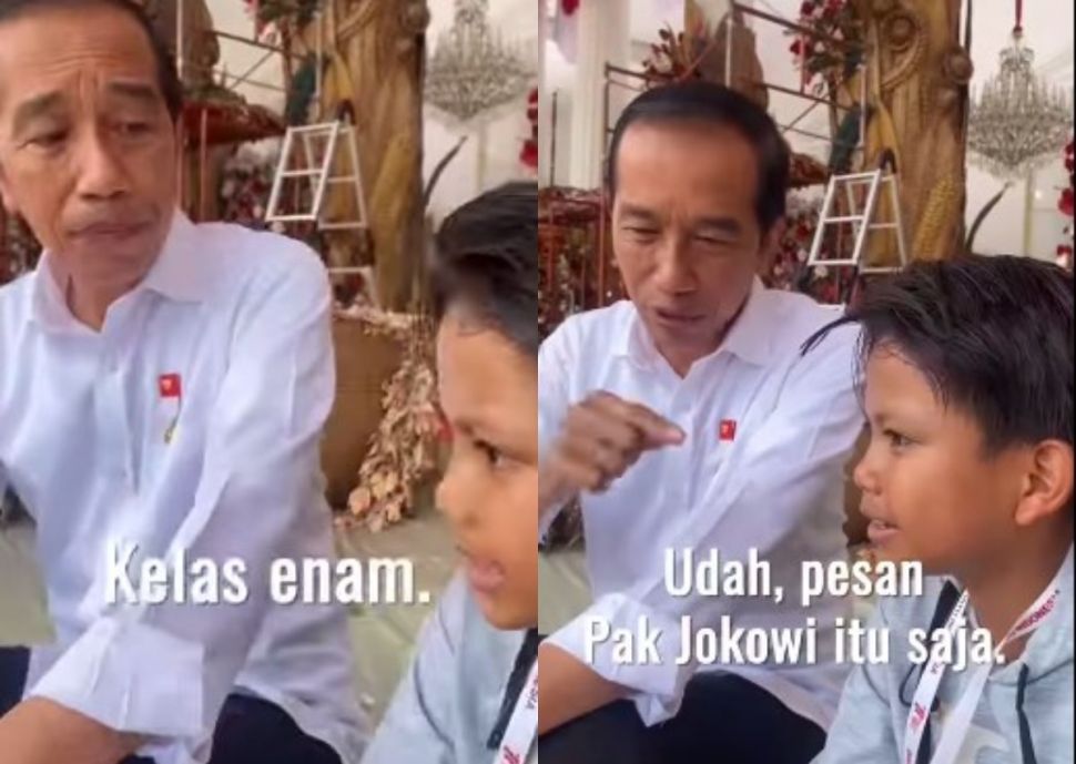 Pesan Jokowi untuk Farel (Instagram/jokowidodo)