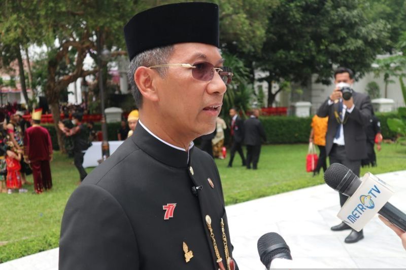 Kepala Sekretariat Presiden Heru Budi Hartono di Istana Negara Jakarta, Rabu (17/8/2022). [Dok.Antara]