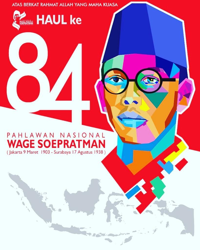 Yayasan WR Soepratman menggelar acara haul ke-84 untuk sang maestro di Surabaya.