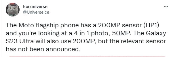 Bocoran kamera Samsung Galaxy S23. [Twitter]