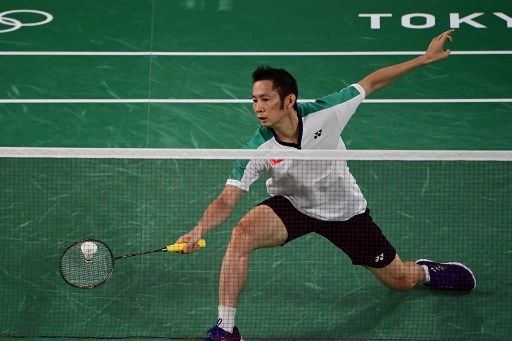 Pebulu tangkis tunggal putra Vietnam Nguyen Tien Minh tampil di Olimpiade Tokyo 2020. [AFP]