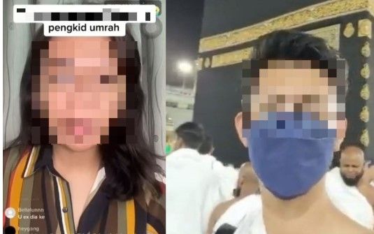 Kiri Aliya kanan perempuan penipu yang pakai iharam (mStar)