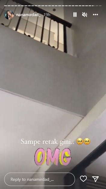 Nana Mirdad merasakan efek gempa Bali [Instagram/@nanamirdad_]