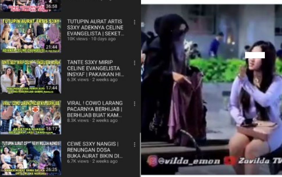 Kanal youtube dikecam (Twitter)