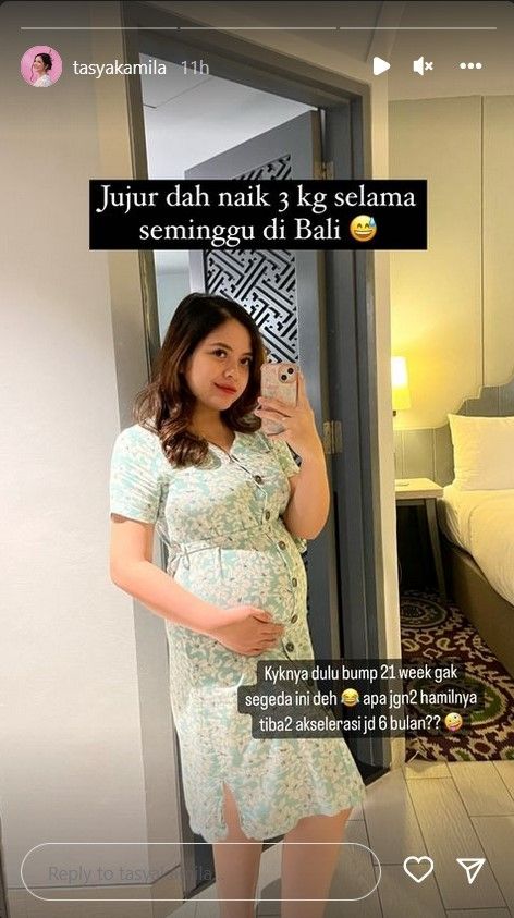 Tasya Kamila Hamial Anak Kedua. (Instagram)