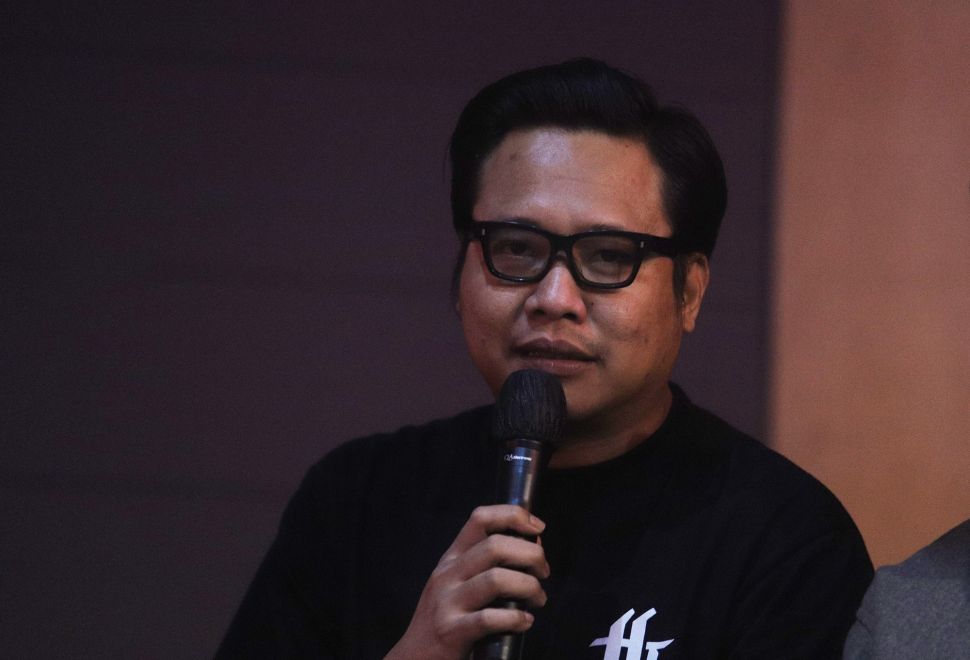 Gofar Hilman saat ditemui di Soho Bulding, Jakarta, Senin (5/9). [Suara.com/Oke Atmaja]