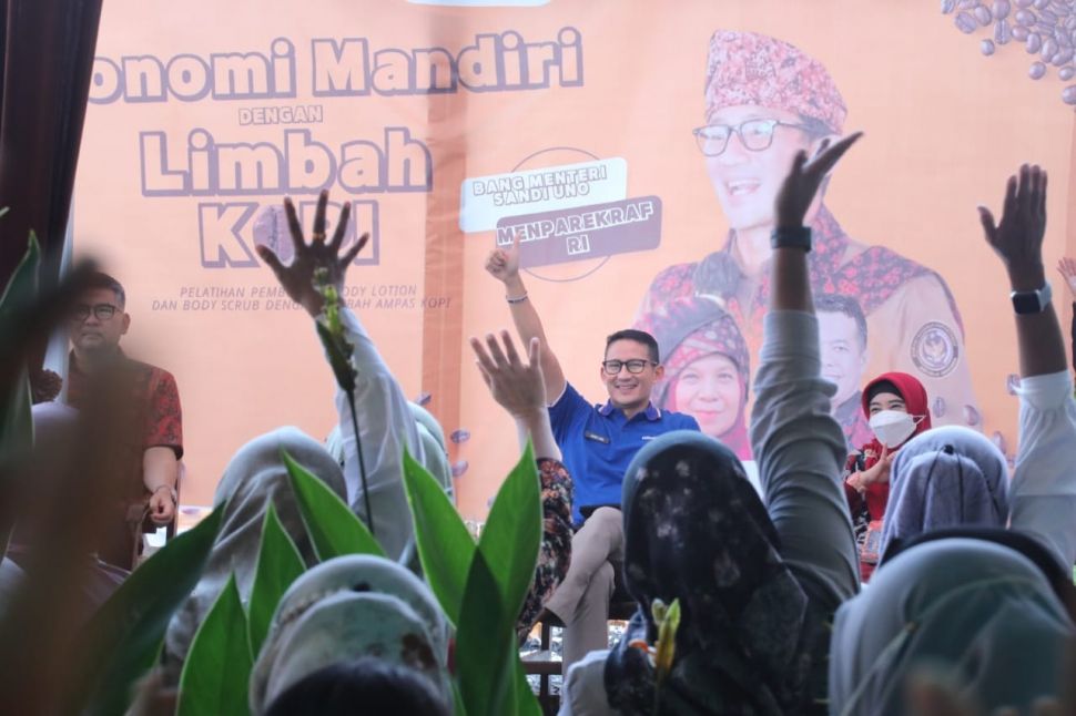 Menteri Pariwisata dan Ekonomi Kreatif (Menparekraf) Sandiaga Uno.