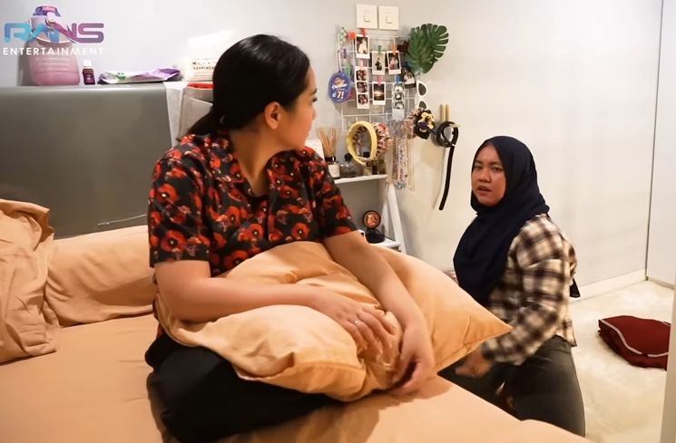 Momen Nagita Slavina Tidur di Kos (YouTube Rans Entertainment)