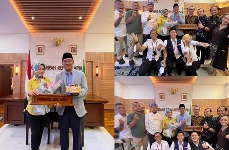 Momen Atalia Rayakan 4 Tahun Kepemimpinan Ridwan Kamil di Jabar (Instagram/@ataliapr)