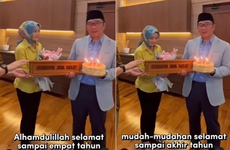 Momen Atalia Rayakan 4 Tahun Kepemimpinan Ridwan Kamil di Jabar (Instagram/@ataliapr)