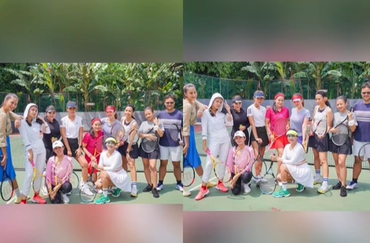 Potret Geng Tenis Titi Kamal (Instagram/@paula_verhoeven)