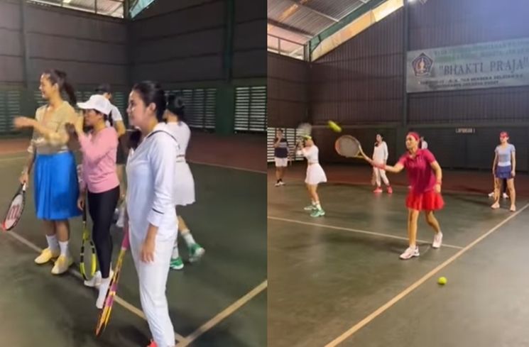 Potret Geng Tenis Titi Kamal (Instagram/@paula_verhoeven)