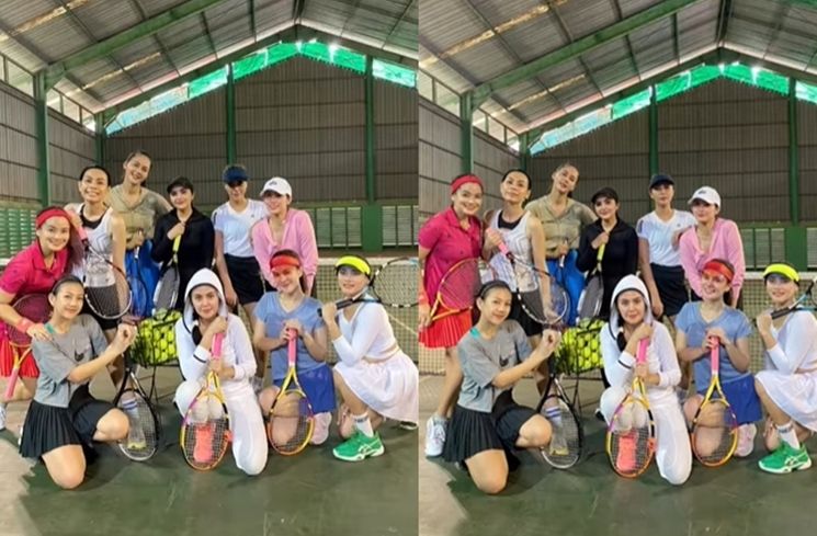 Potret Geng Tenis Titi Kamal (Instagram/@paula_verhoeven)