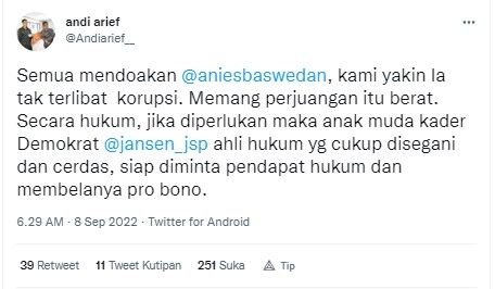 Cuitan Andi Arief (twitter.com/Andiarief__)
