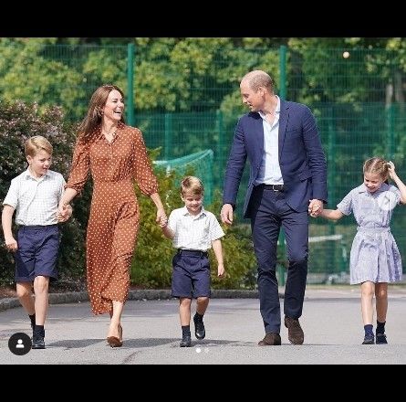 Keluarga Pangeran William dan Kate Middleton (Instagram)
