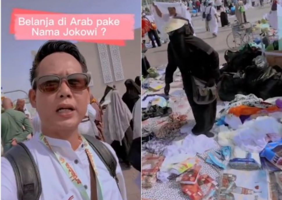 Pedagang Arab jual pakai nama Jokowi (Instagram/berita_gosip)