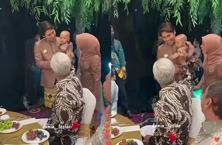 Potret Lesti Kejora dan Rizky Billar ketemu Ganjar Pranowo (Instagram/@dunia_leslar)