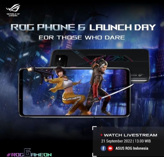 Peluncuran Asus ROG Phone 6. [Instagram/@asusrog.id]