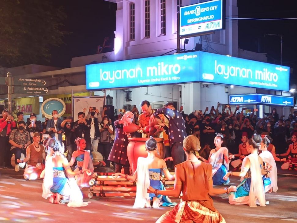 Pembukaan FKY 2022 di Teras Malioboro 1, Senin (13/9/2022) (Suara/Hiromi)