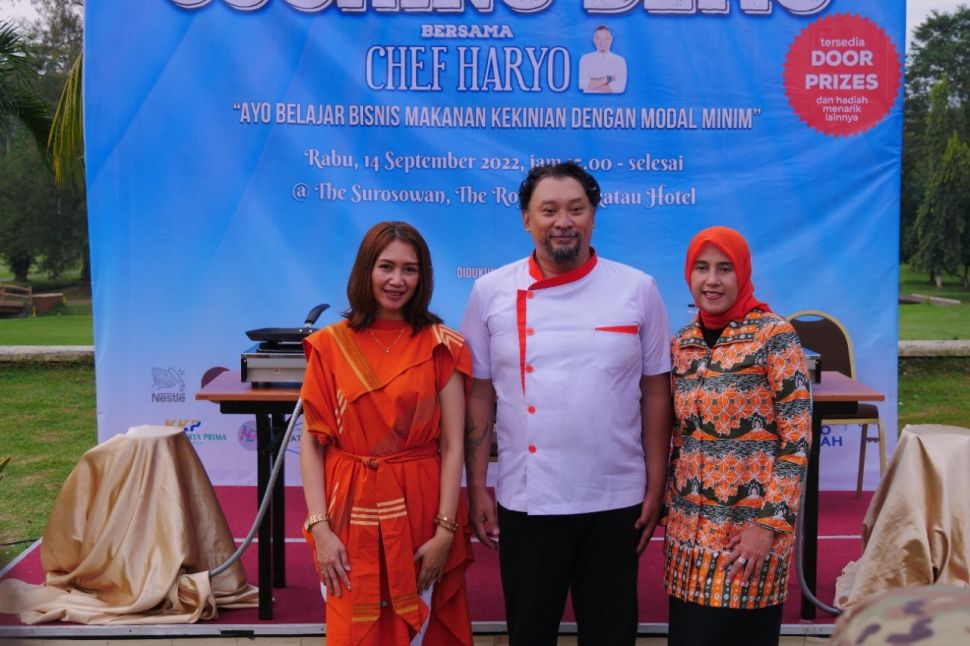 Chef Haryo Pramoe Gelar Demo Masak, Ajak Masyarakat Mulai Bisnis Kuliner. (Dok: Istimewa)