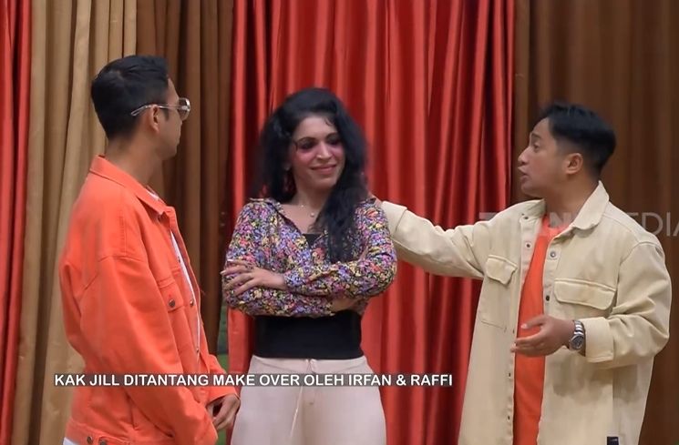 Potret Make Over Kak Jill Bak Artis India (YouTube TRANS7 OFFICIAL)