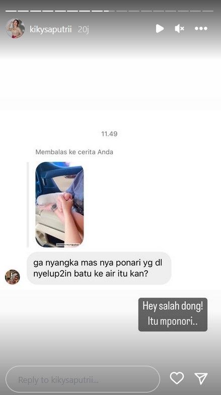 Calon suami Kiky Saputri disamakan dengan Ponari mantan dukun cilik. (Dok. Instagram)