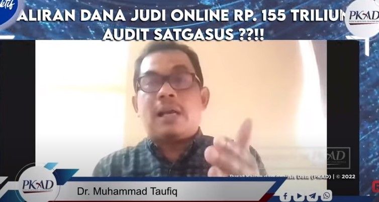 Pakar hukum pidana Dr. Muhammad Taufiq (YouTube)