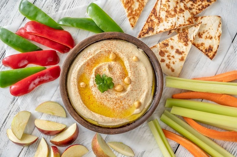 Ilustrasi hummus. (Elements Envato)