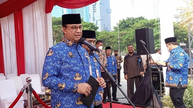 Gubernur DKI Jakarta Anies Baswedan. (Suara.com/Arga)