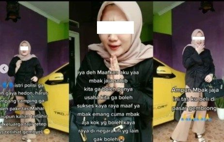 Istri polisi sindir Najwa Shihab (Instagram/berita_gosip)