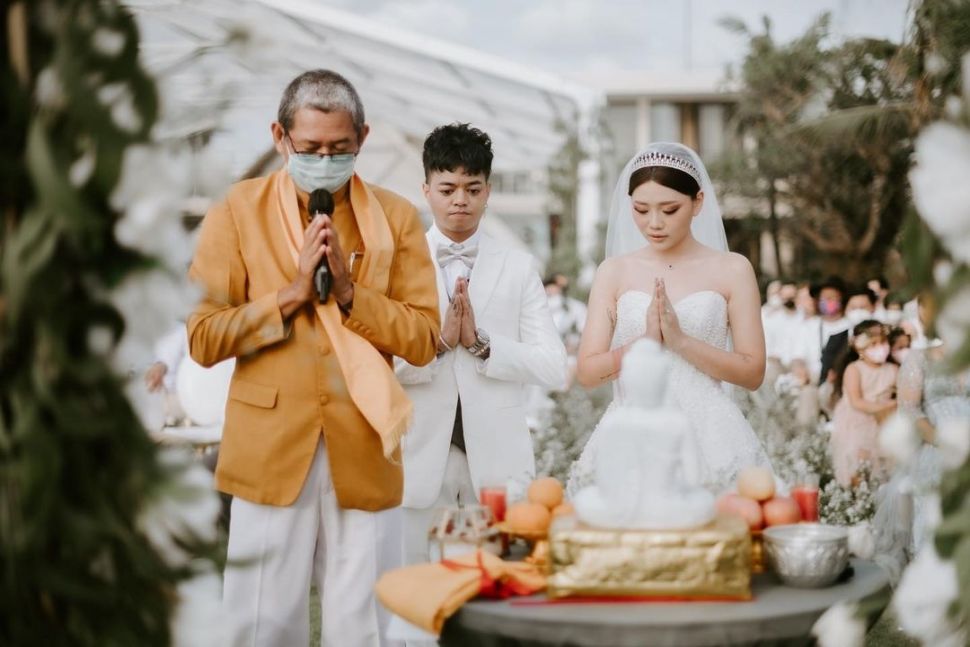 Potret pernikahan Reza Arap dan Wendy Walters. [Instagram]