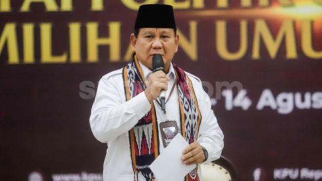 Prabowo Subianto (Suara.com/Alfian Winanto)