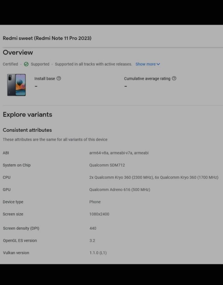 Bocoran Redmi Note 11 Pro (2023). [Geekbund]