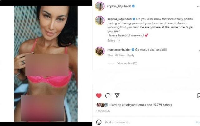 Unggahan Sophia Latjuba [Instagram]