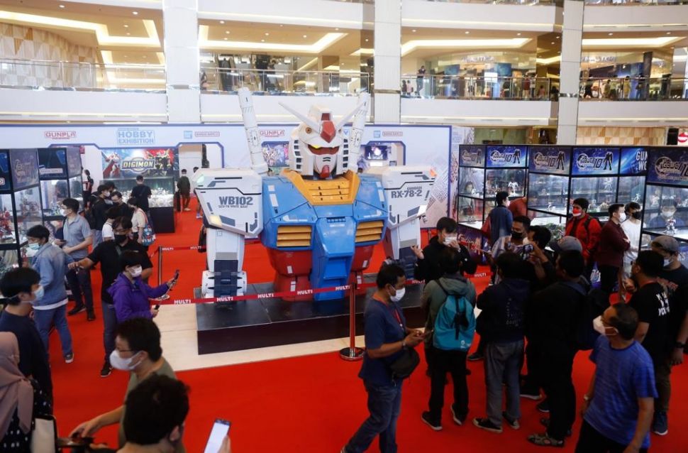 Gunpla Builders World Cup 10th Tournament di Atrium Mal Taman Anggrek, Jakarta Barat (Dok. Multitoys)