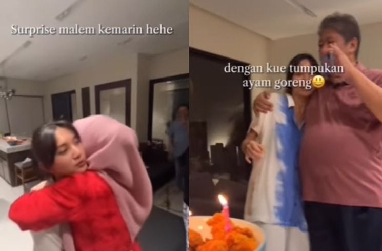 Momen Kejutan Ulang Tahun Sheila Dara (Instagram/@vidialdiano) 