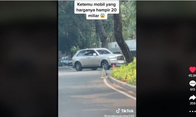 Mobil nyaris 19 M (TikTok)