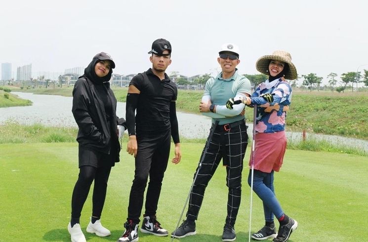 Potret Gen Halilintar Ikut Turnamen Golf (instagram/@genhalilintar)