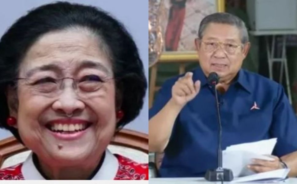 Megawati dan SBY (Kolase)